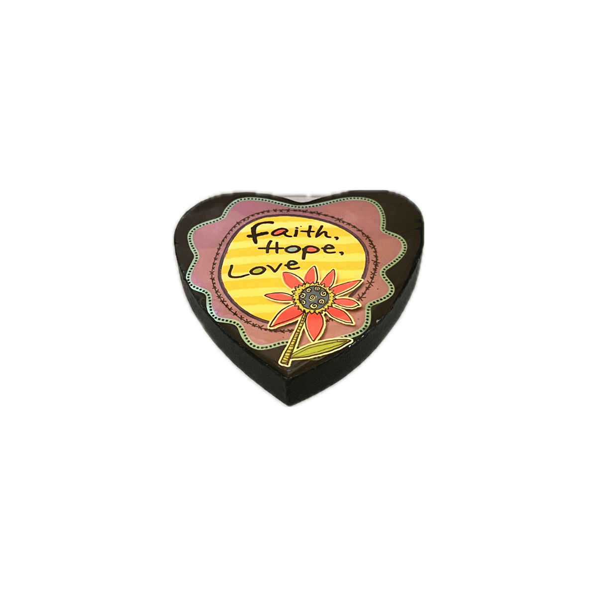 Faith, Hope, Love Fridge Magnet