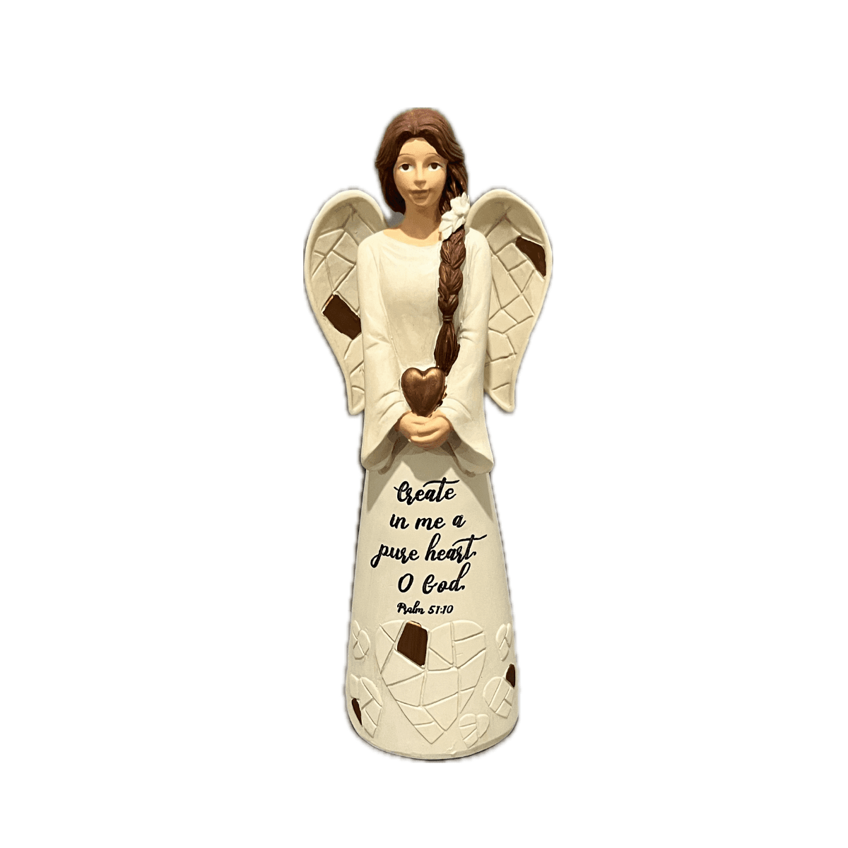 Heart Create Angel Figurine