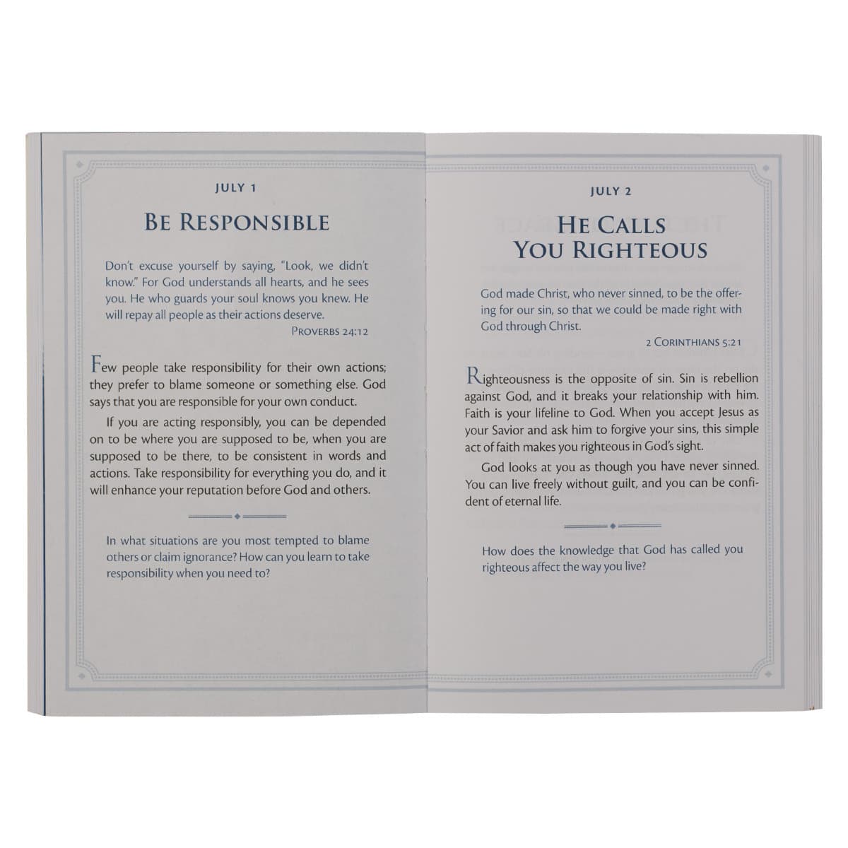 Be Strong and Steadfast Softcover Daily Devotional, picture 6
