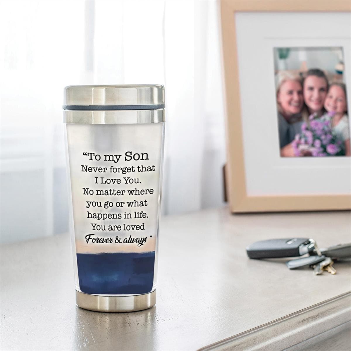 My Son Never Forget That I Travel Mug, picture 2