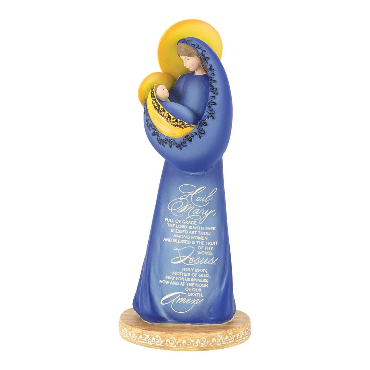 MADONNA & CHILD RESIN FIGURINE
