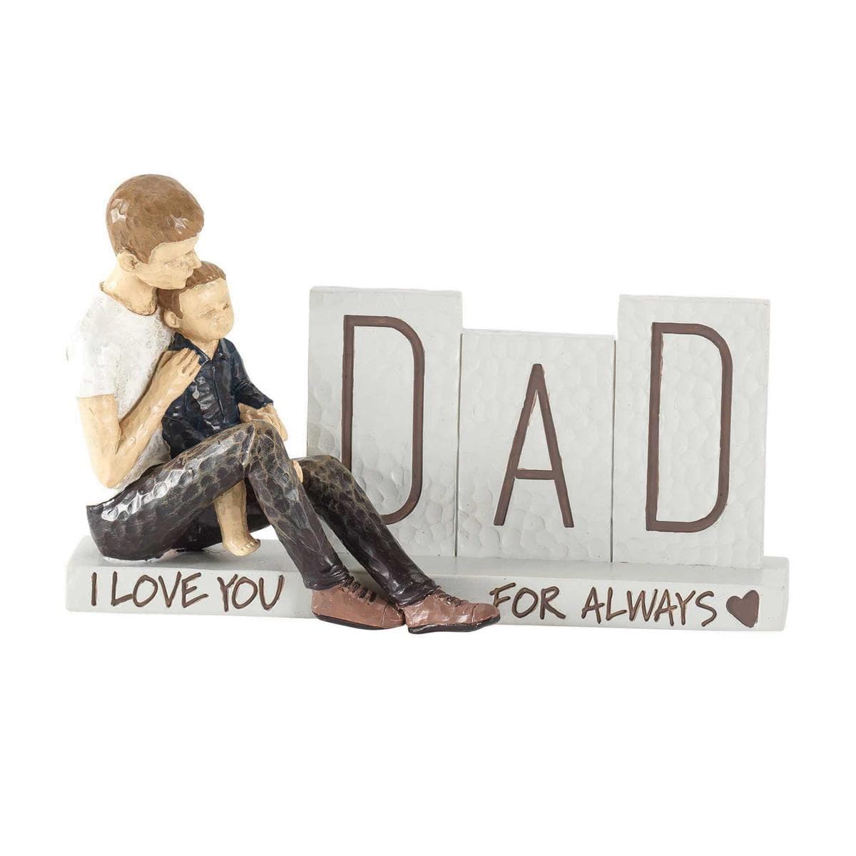 DAD AND CHILD I LOVE YOU FIGURINE, picture 3