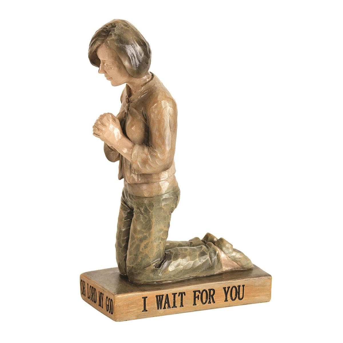 WOMAN CALLED TO PRAY FIGURINE