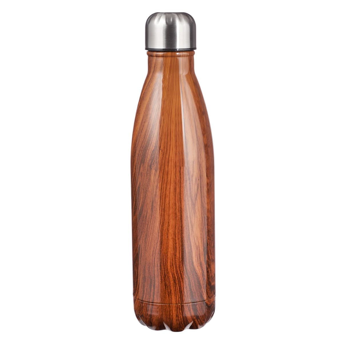 Man of God - 1 Timothy 6:11 Wood Design Stainless Steel Water Bottle, picture 2