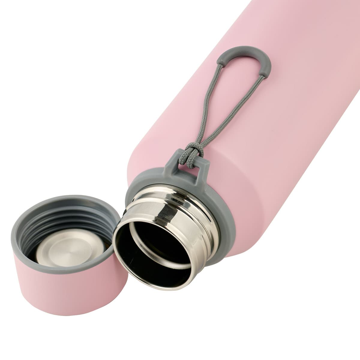Be Still - Psalm 46:10 Pink Stainless Steel Water Bottle, picture 5