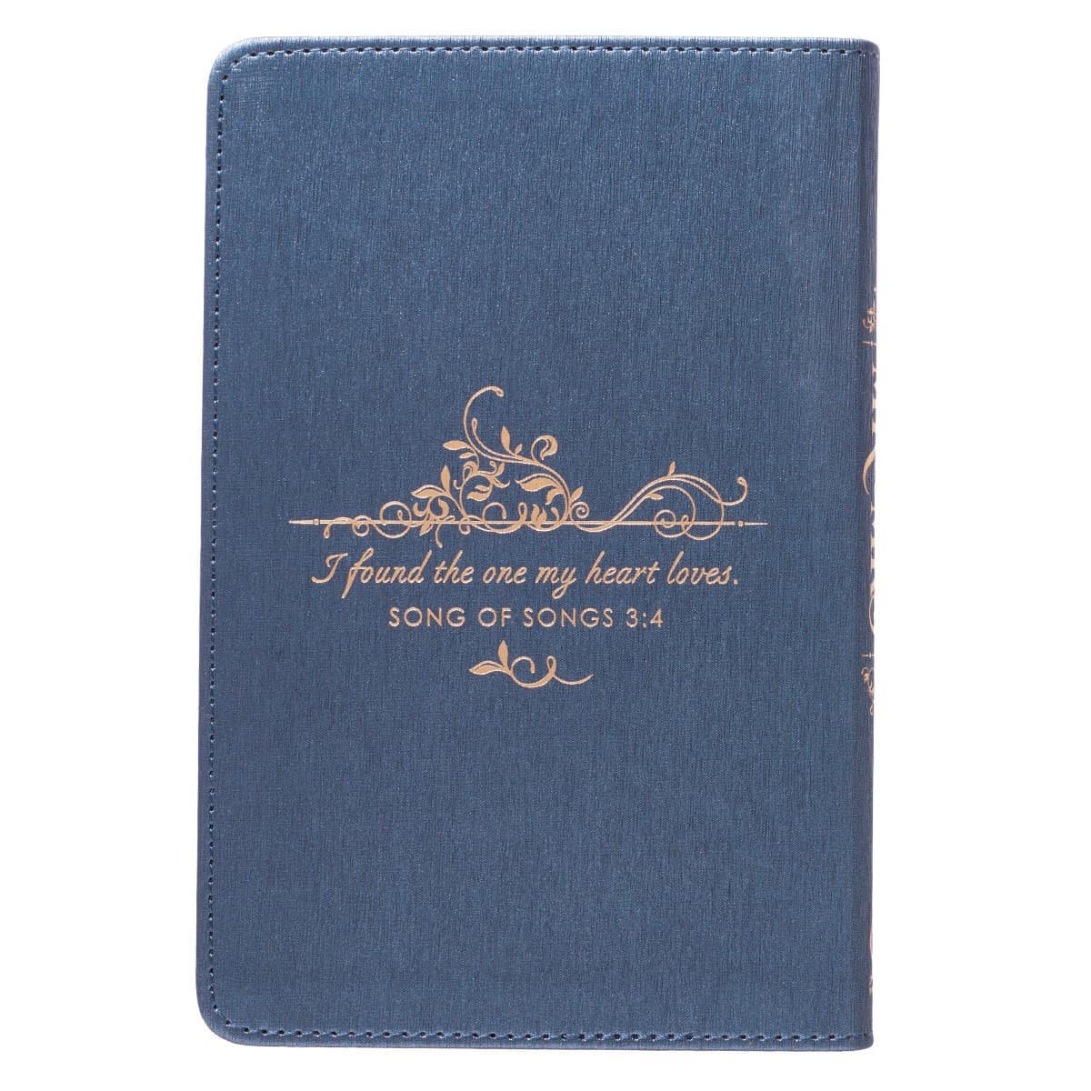 Mr. & Mrs. 366 Devotions for Couples Blue Faux Leather Devotional, picture 2