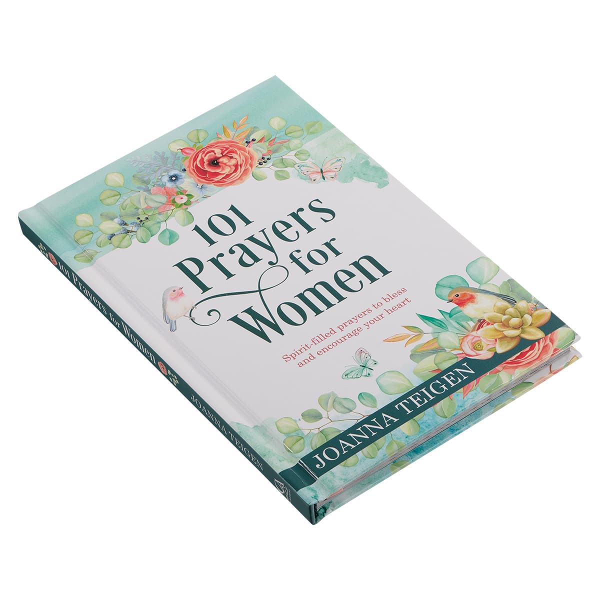 101 Prayers for Women Teal Hardcover Gift Book, picture 3
