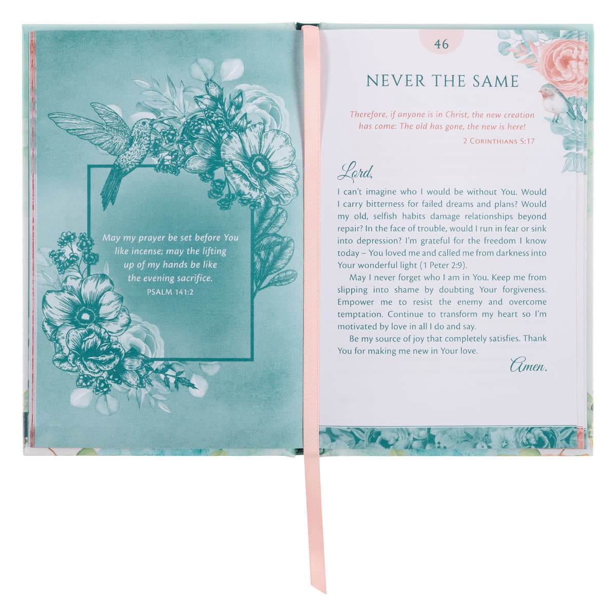 101 Prayers for Women Teal Hardcover Gift Book, picture 5