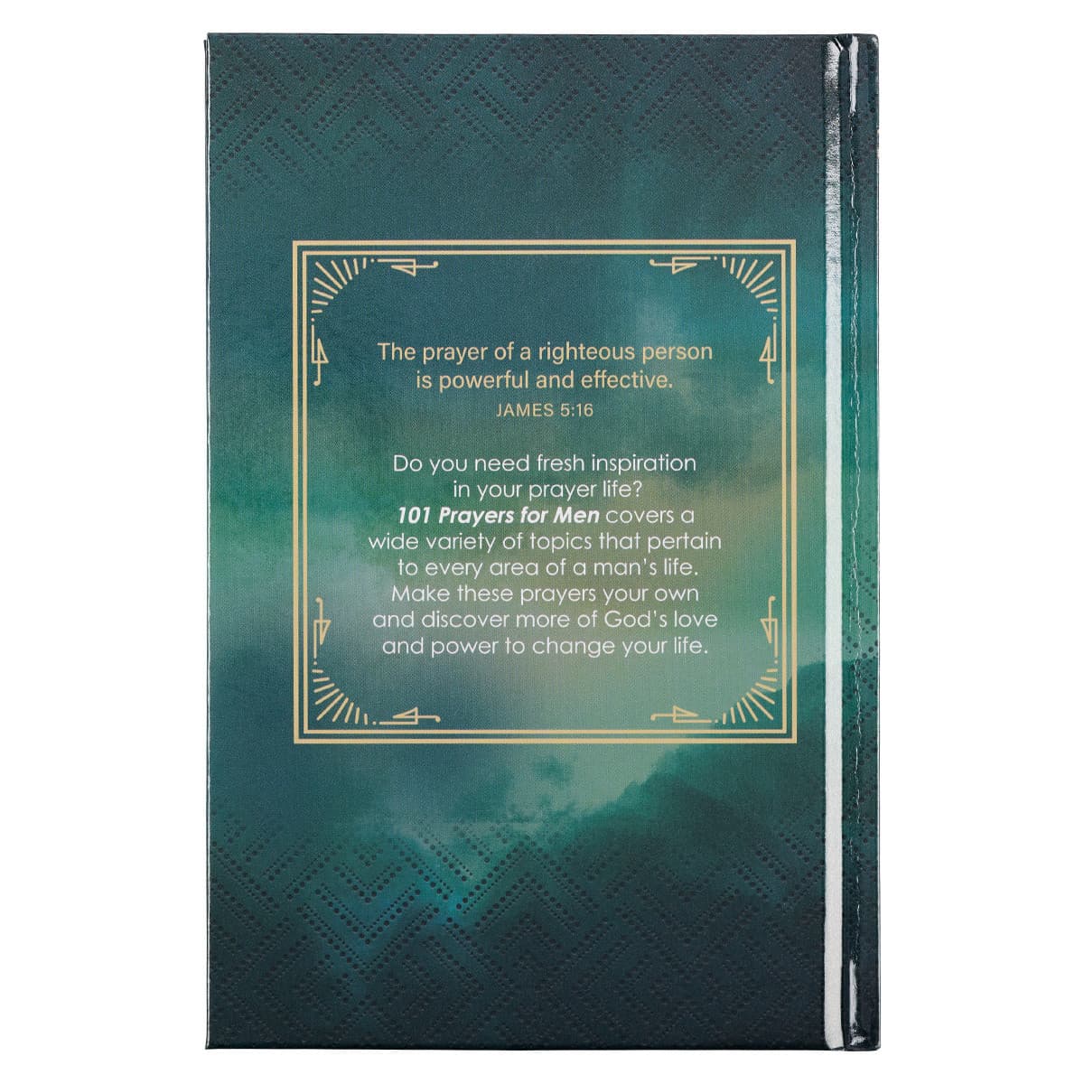 101 Prayers for Men - Psalm 145:18 Green Hardcover Gift Book, picture 2