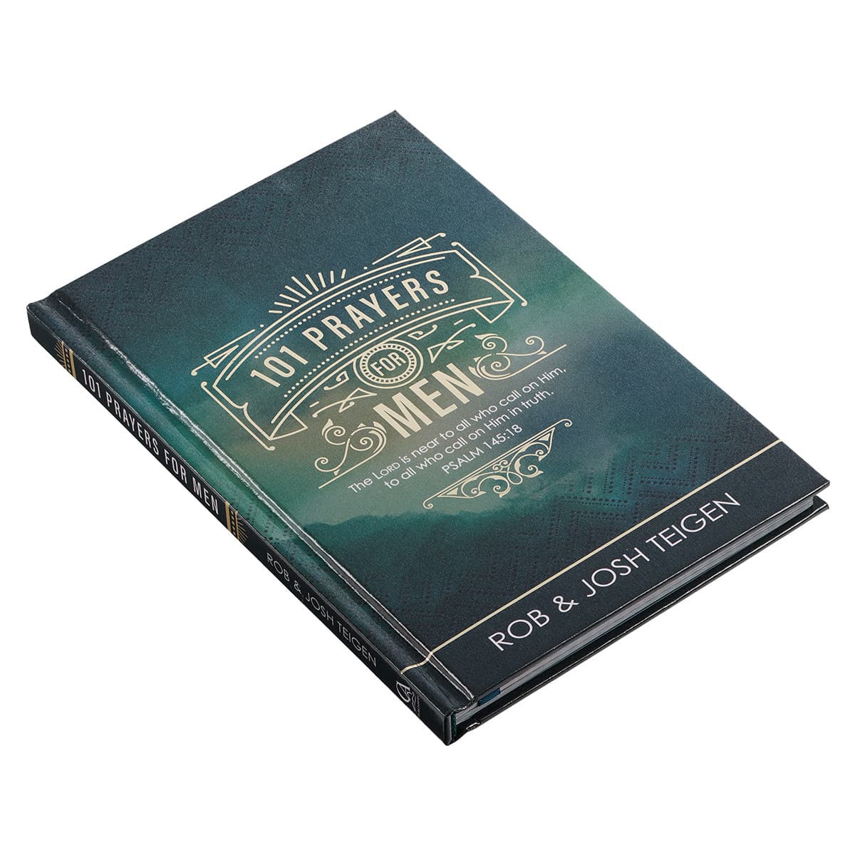 101 Prayers for Men - Psalm 145:18 Green Hardcover Gift Book, picture 3