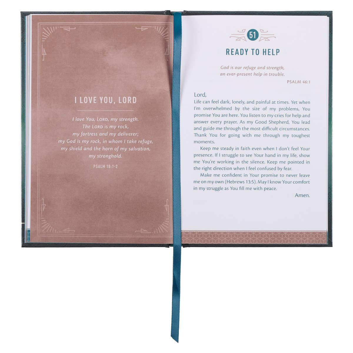 101 Prayers for Men - Psalm 145:18 Green Hardcover Gift Book, picture 5