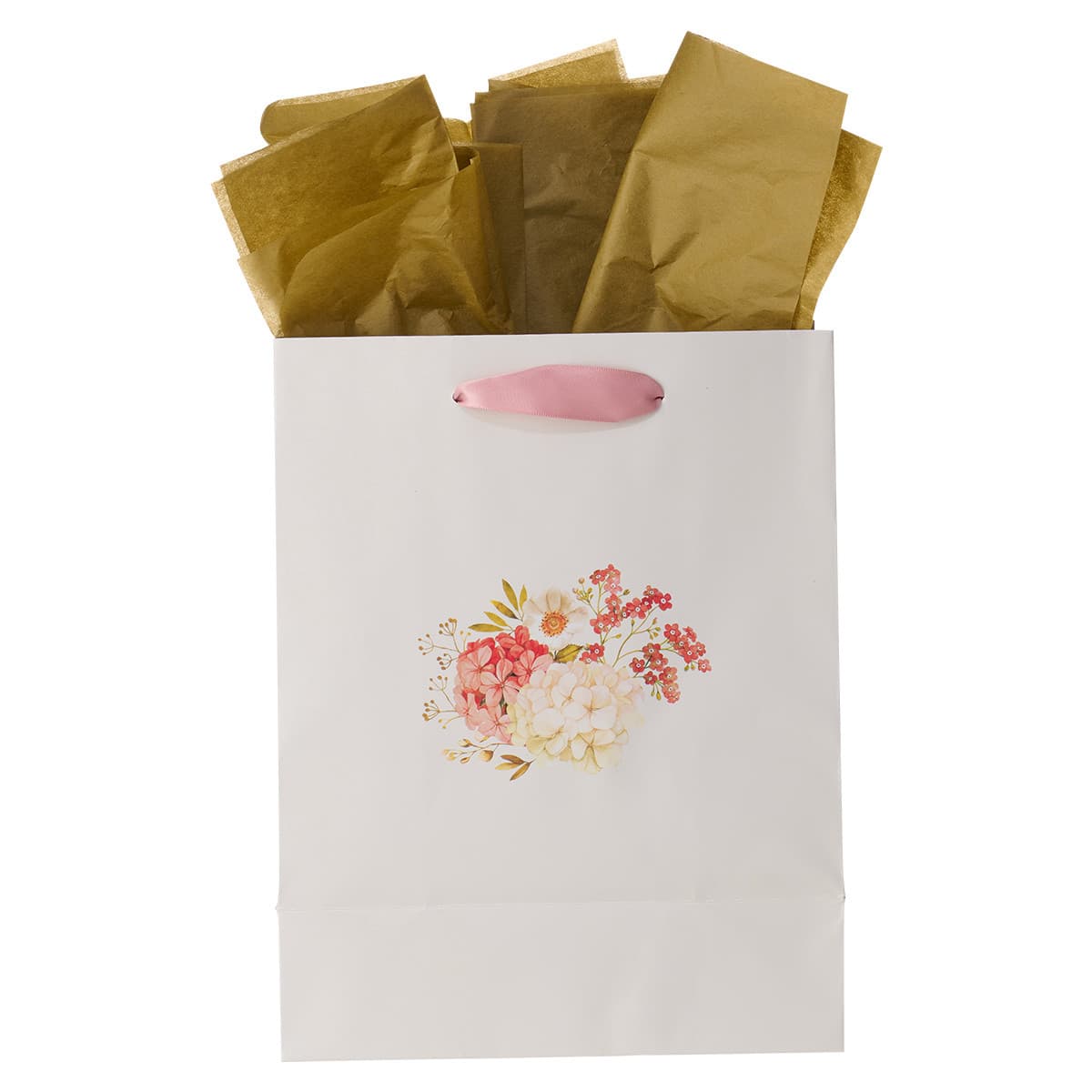 When She Speaks - Proverbs 31:26 Medium Gift Bag in Pink with Tissue Paper, picture 2
