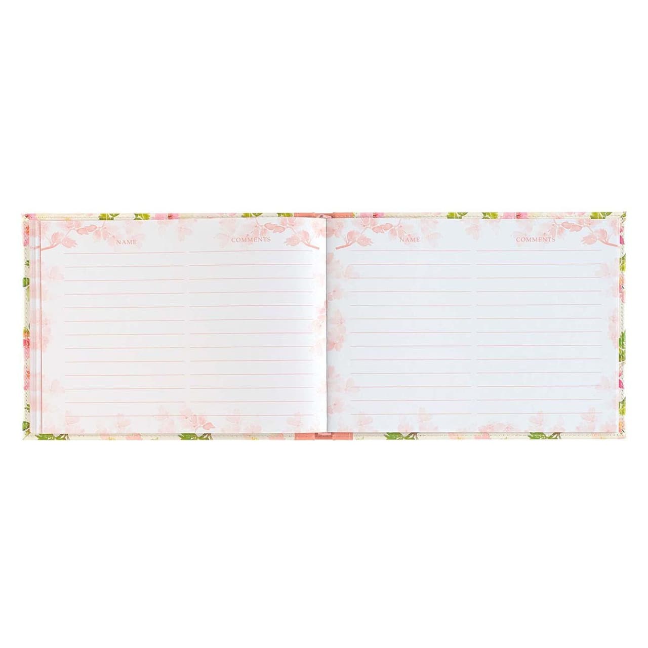 Peach Floral Guest Book, picture 4