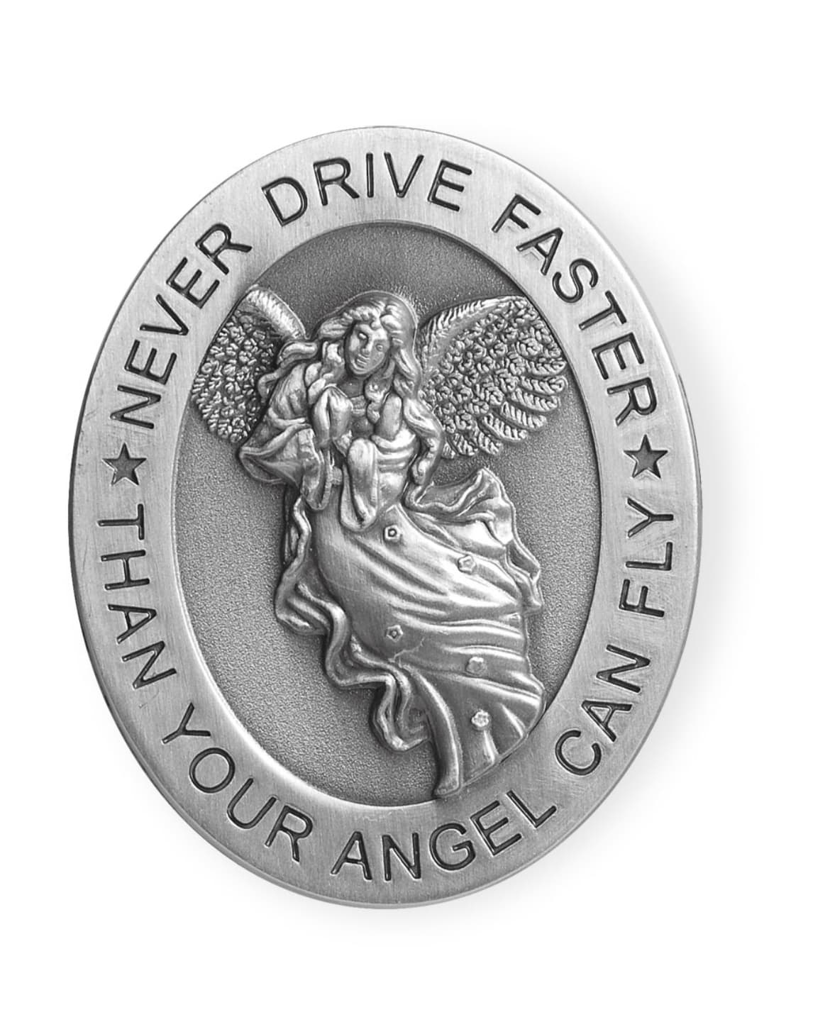 Never Drive Faster Metal Visor Clip
