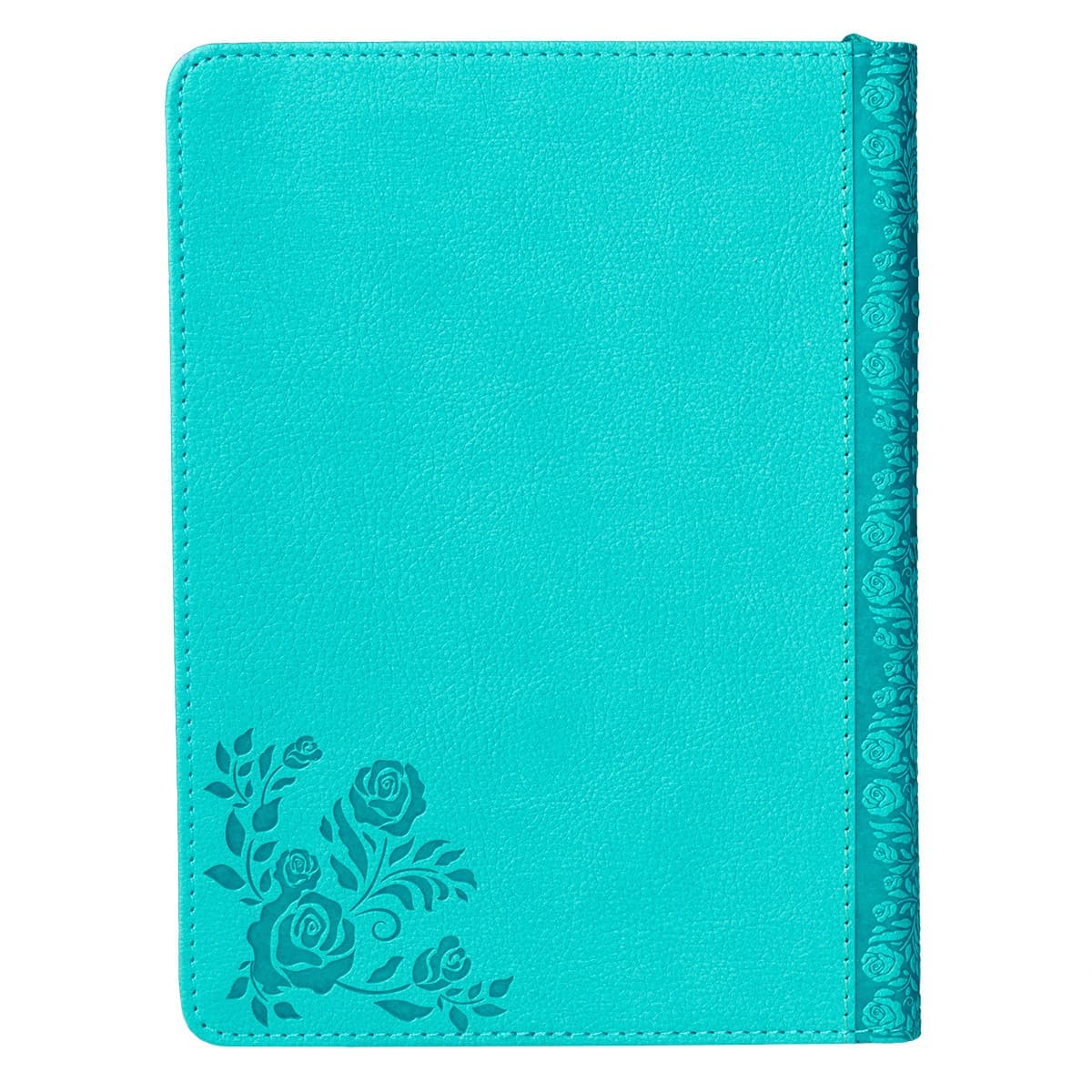 Strength and Dignity - Proverbs 31:25 Teal Faux Leather Handy-sized Journal, picture 2