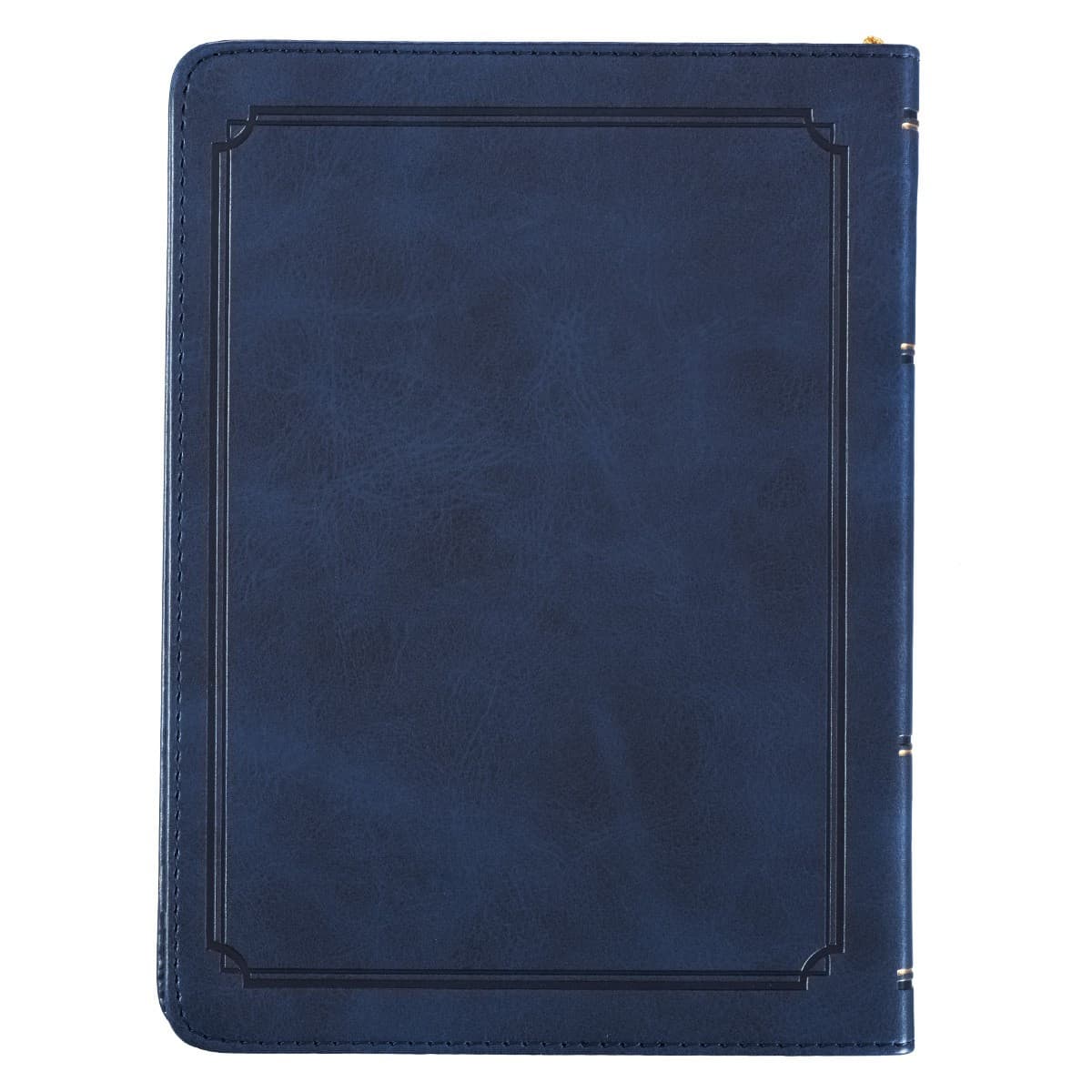 For I Know the Plans - Jeremiah 29:11 Handy-sized Faux Leather Journal in Navy, picture 2