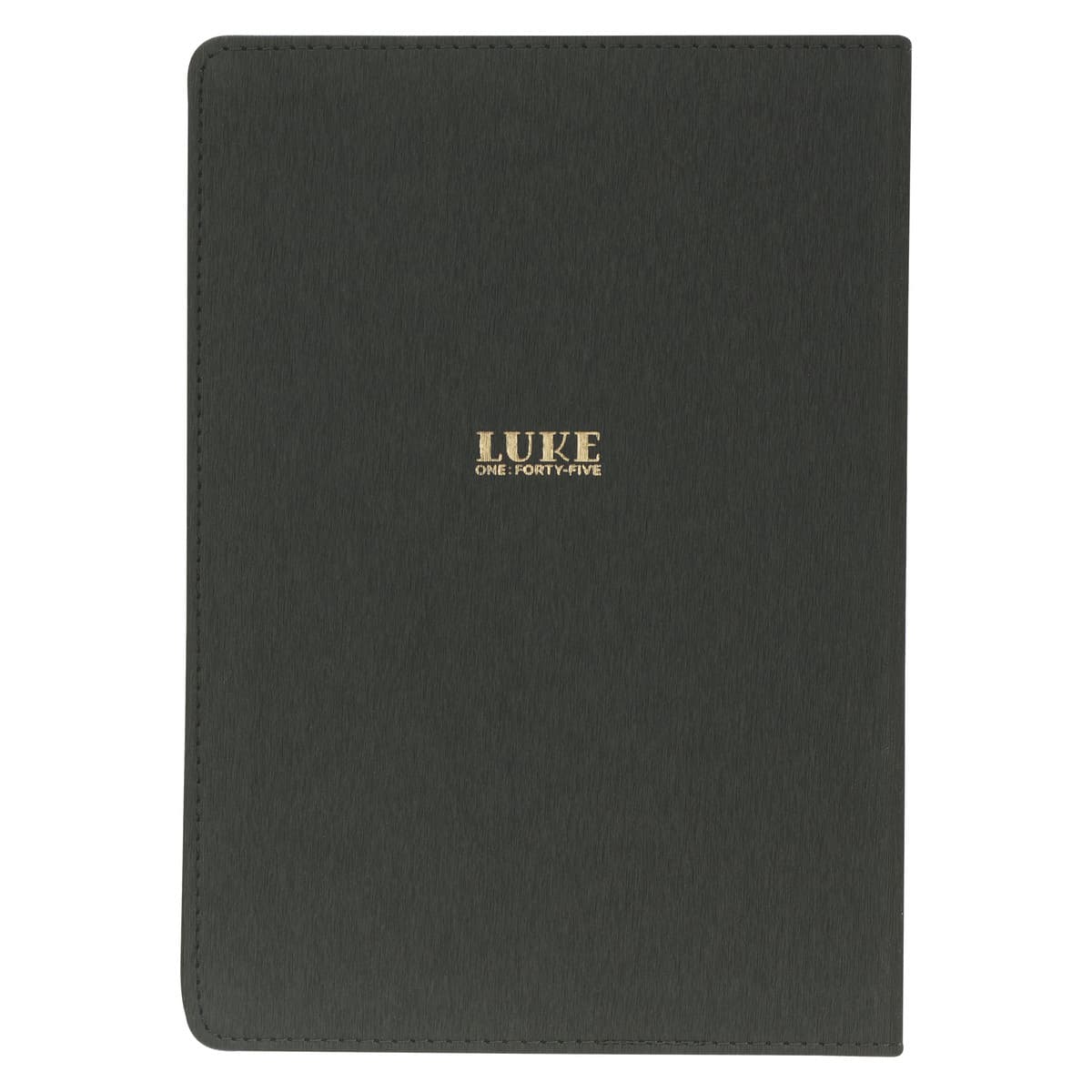 Blessed - Luke 1:45 Charcoal Gray Faux Leather Classic Journal, picture 2
