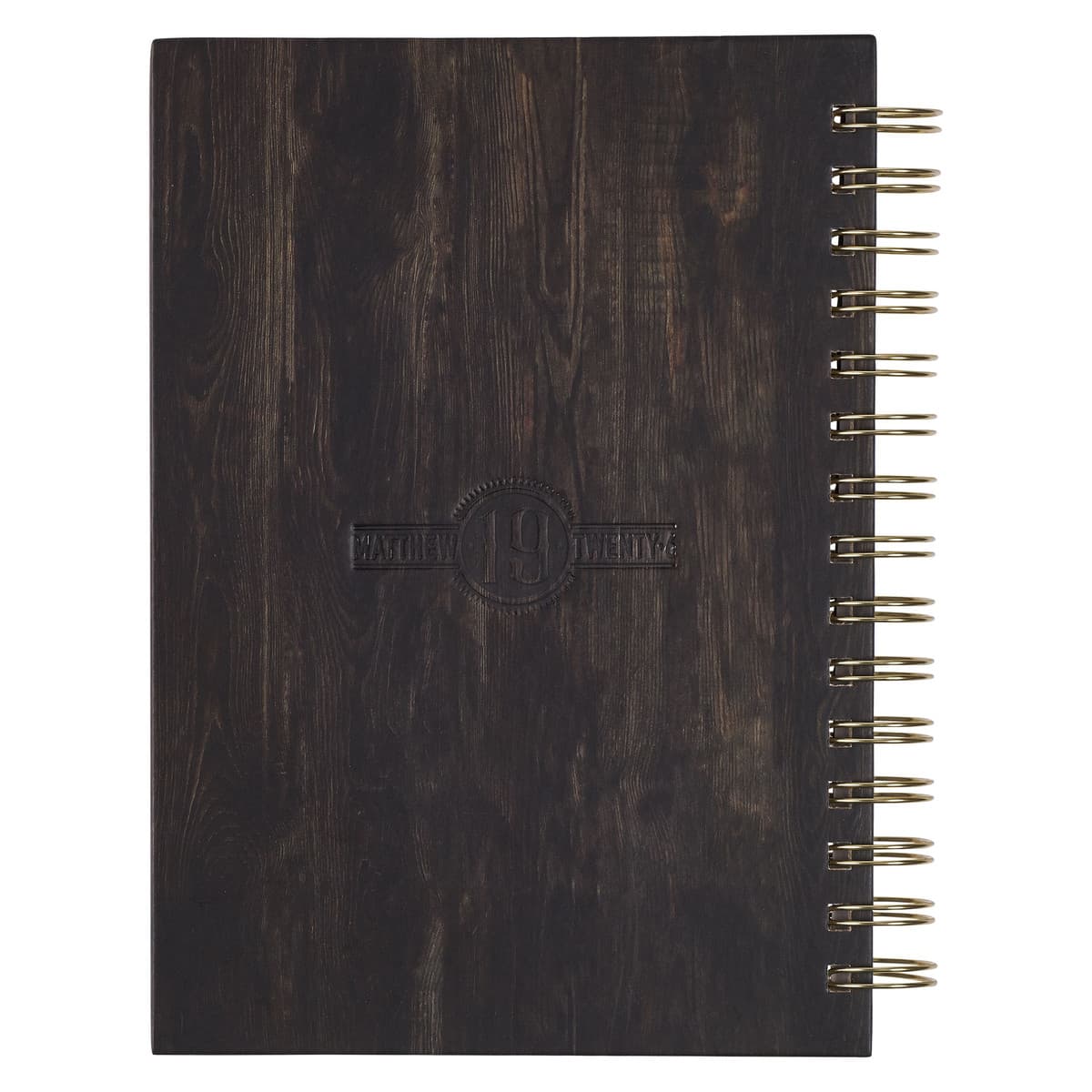 All Things Are Possible - Matthew 19:26 Pine Forest Large Wirebound Journal, picture 2
