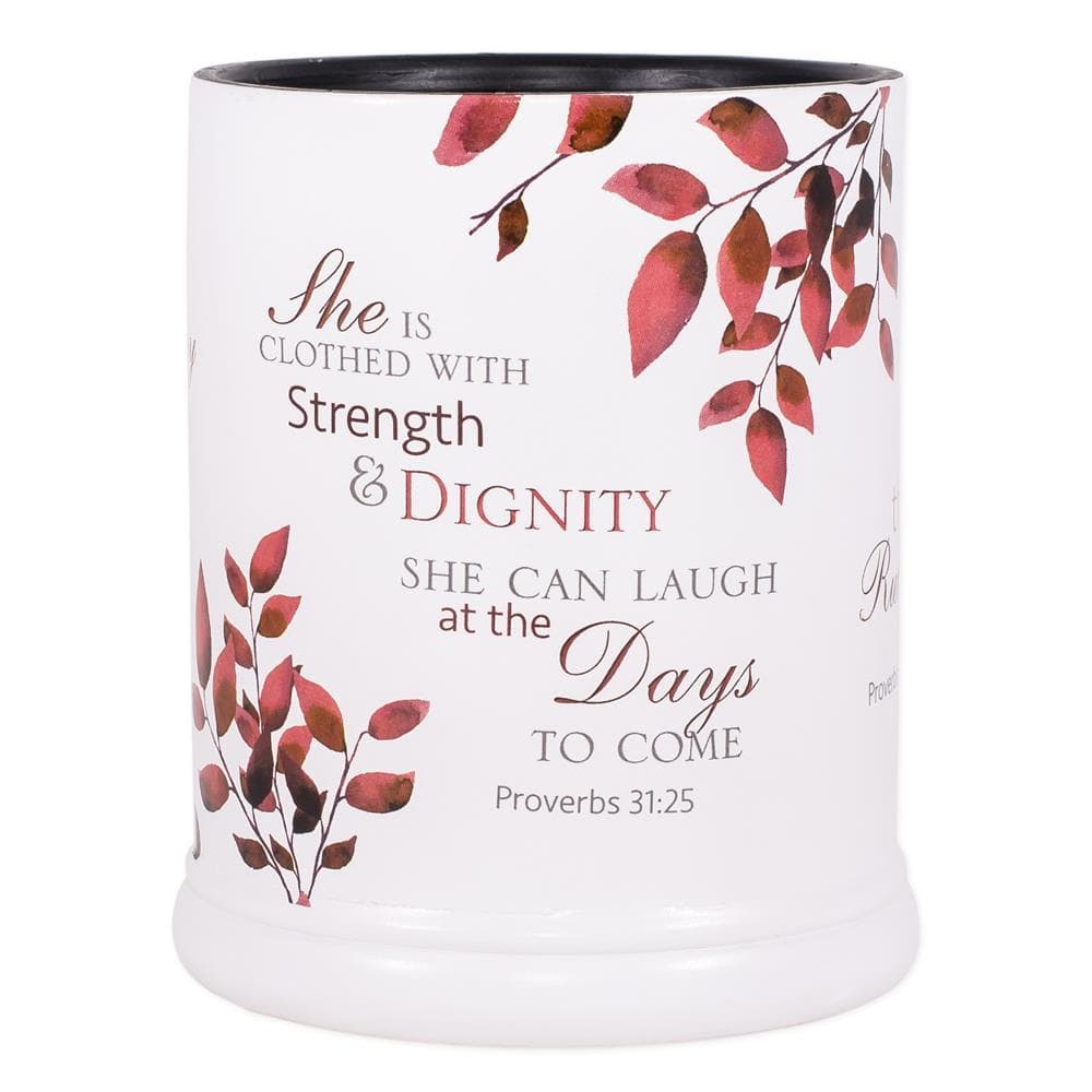PROVERBS 31 WOMAN CANDLE JAR WARMER