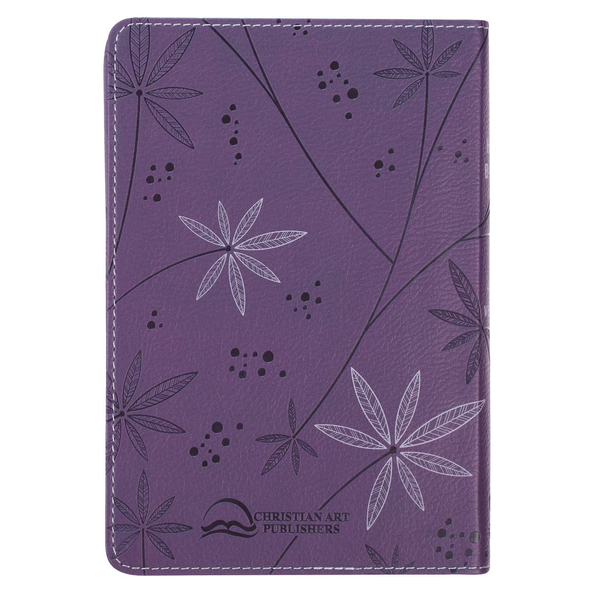 Purple Faux Leather Compact King James Version Bible, picture 2