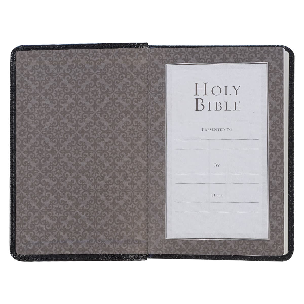 Black Faux Leather King James Version Pocket Bible, picture 4
