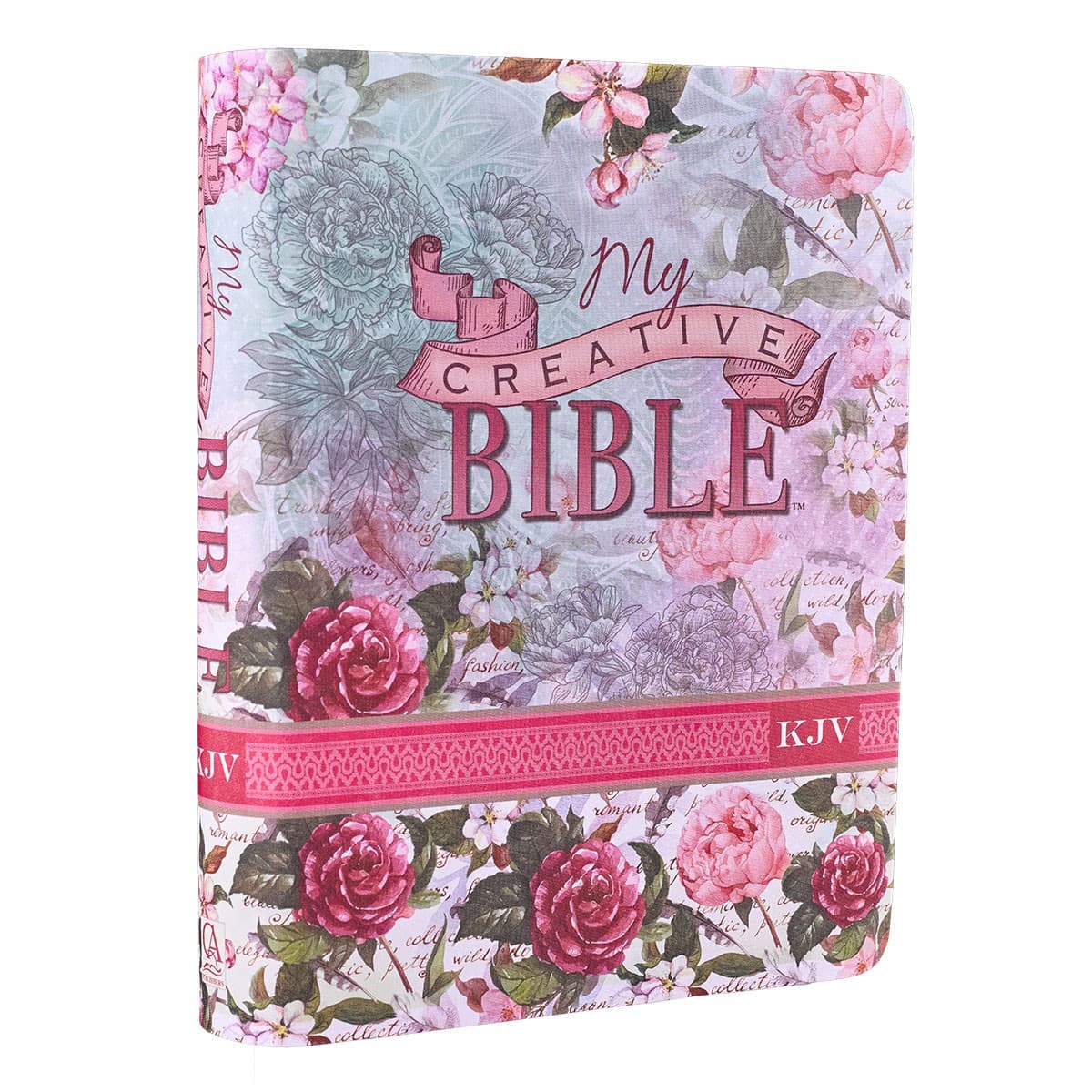 Silky Floral Printed KJV My Creative Bible, picture 4