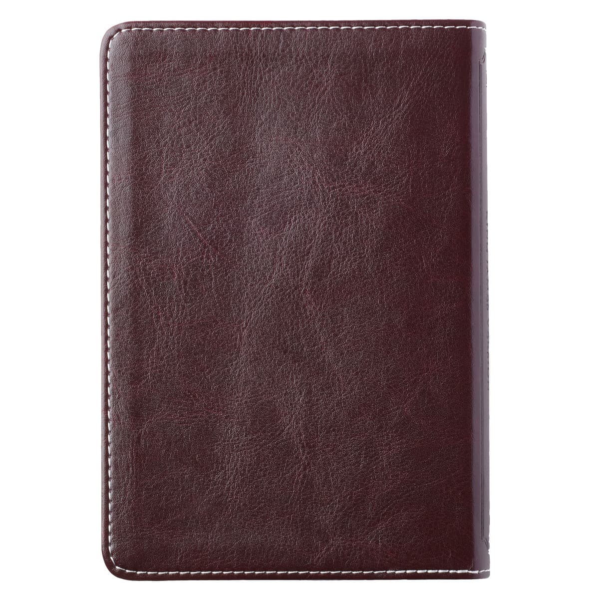Burgundy and Pink Faux Leather Compact King James Version Bible, picture 2