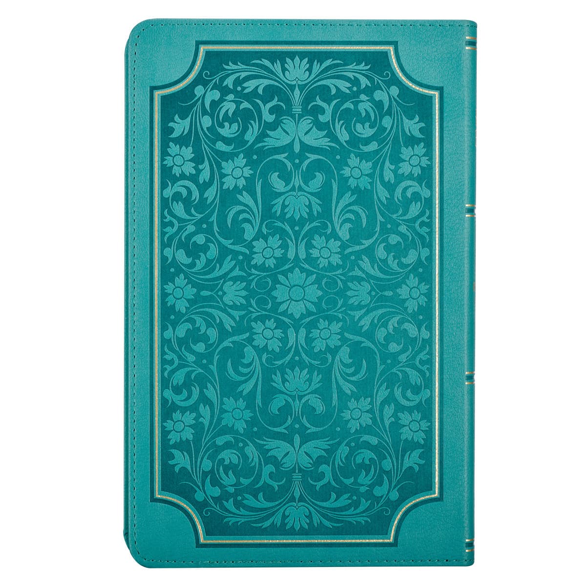 Teal Faux Leather Giant Print Standard-size King James Version Bible with Thumb Index, picture 2