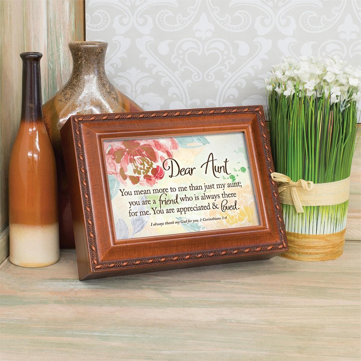 DEAR AUNT YOU MEAN MORE TO ME MUSICAL JEWELRY BOX, picture 2