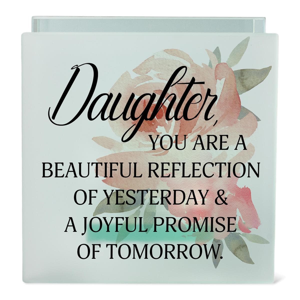 Daughter Beautiful Reflection Tealight Candle Holder, picture 2