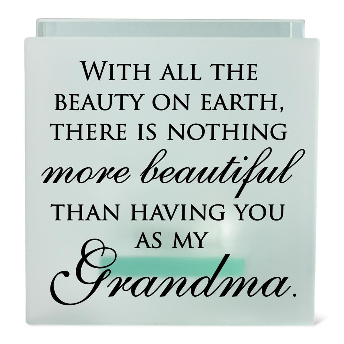 WITH ALL THE BEAUTY ON GRANDMA TEALIGHT CANDLE HOLDER, picture 2