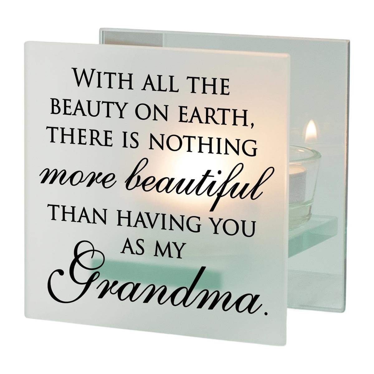 WITH ALL THE BEAUTY ON GRANDMA TEALIGHT CANDLE HOLDER, picture 3