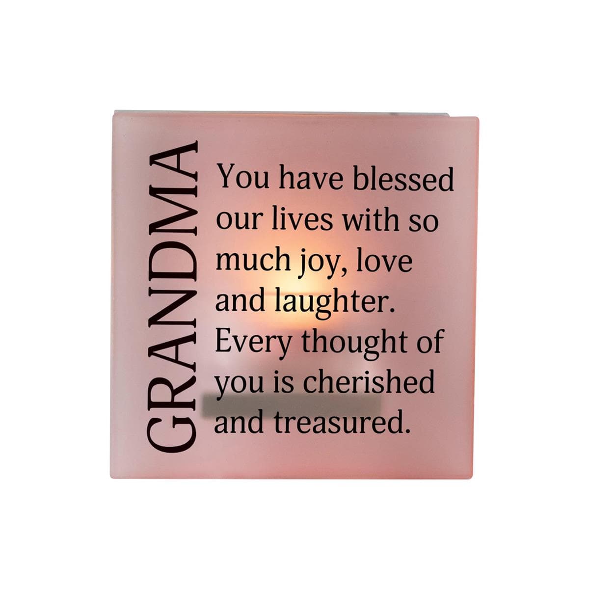 GRANDMA, BLESSED OUR LIVES TEALIGHT CANDLEHOLDER, picture 3