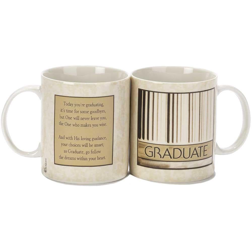 GRADUATE 10 OZ STONEWARE  MUG