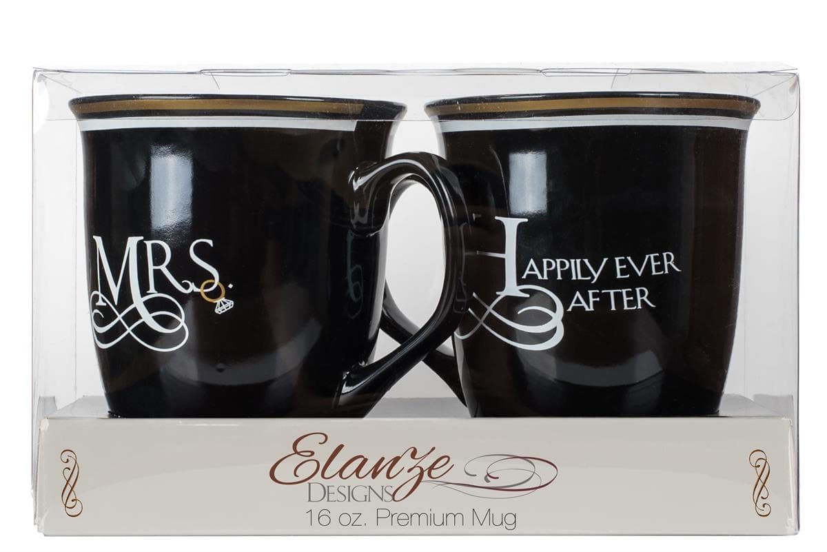 MR AND MRS EVER AFTER CERAMIC MUG 16OZ, picture 2