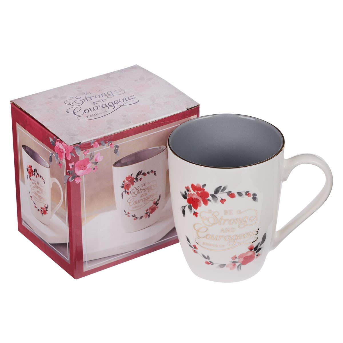 Be Strong & Courageous – Joshua 1:9 Ceramic Coffee Mug, picture 3