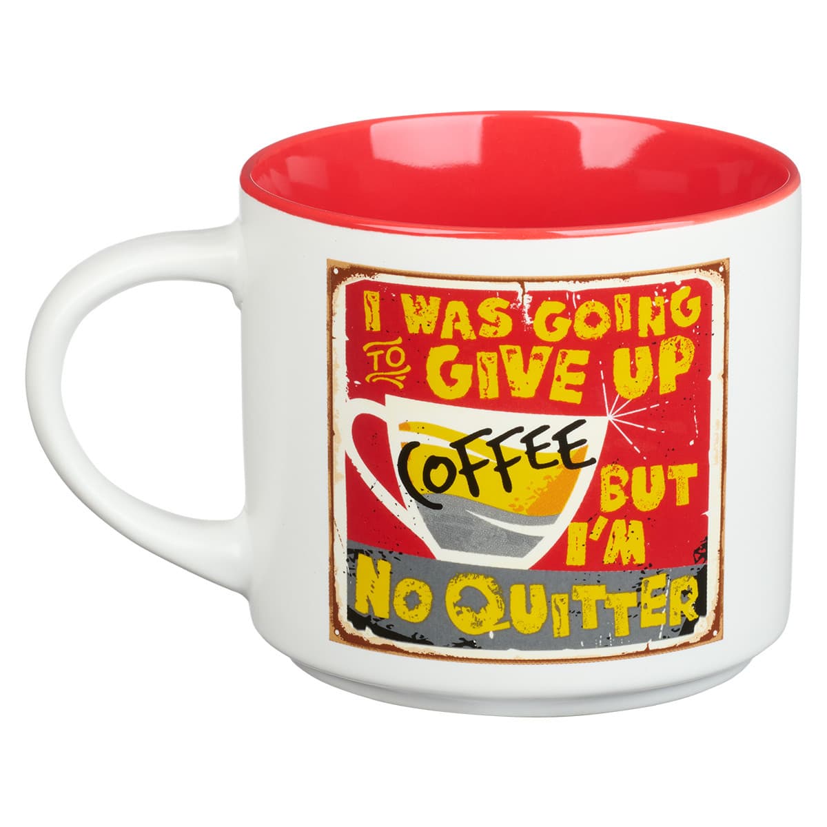 Give Up Coffee Ceramic Coffee Mug, picture 2