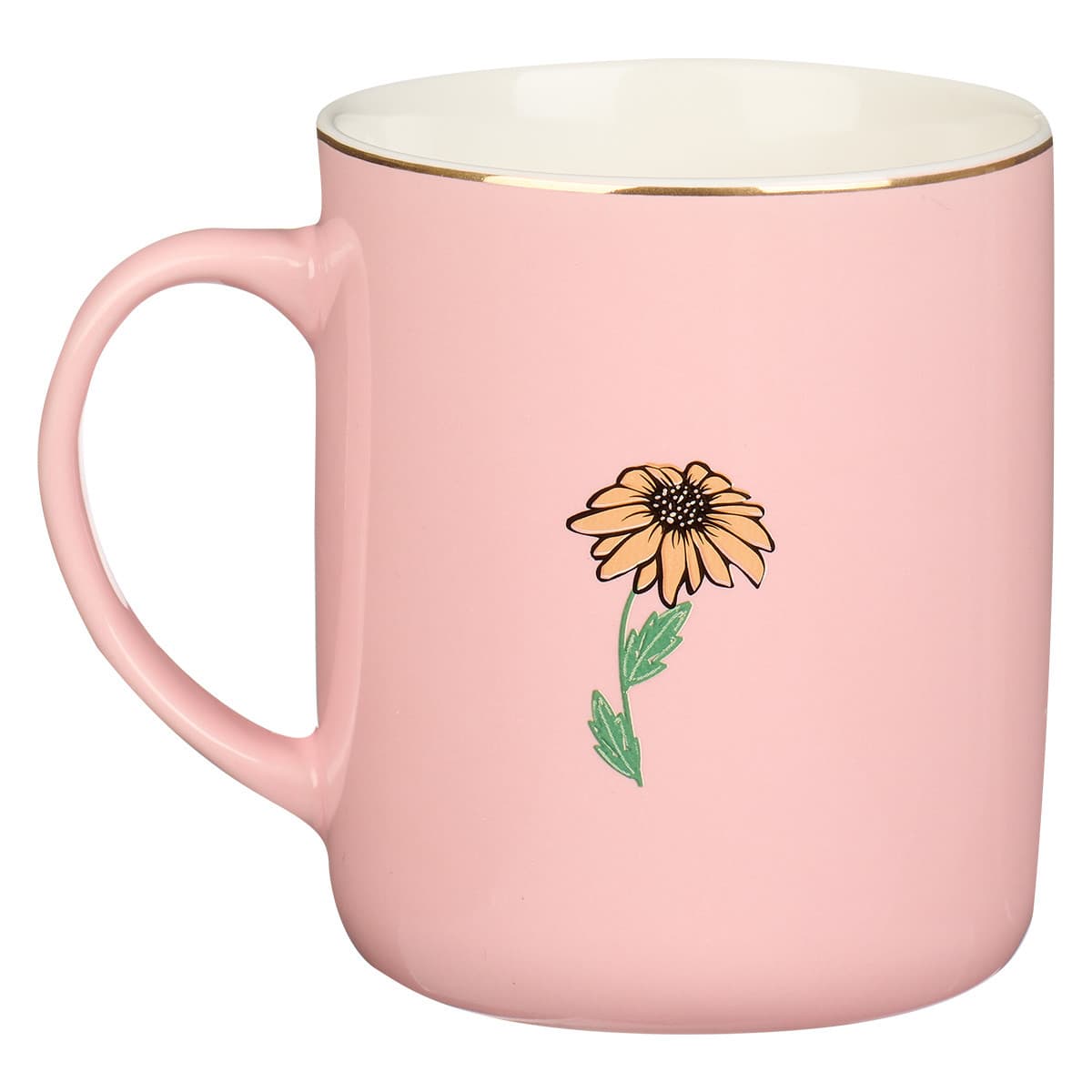 World's Greatest Sister Pink Daises Ceramic Coffee Mug, picture 2