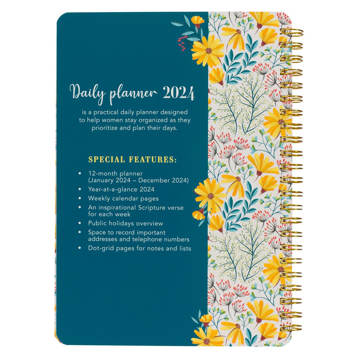 2024 Make Today a Wonderful Day Weekly Planner, picture 2