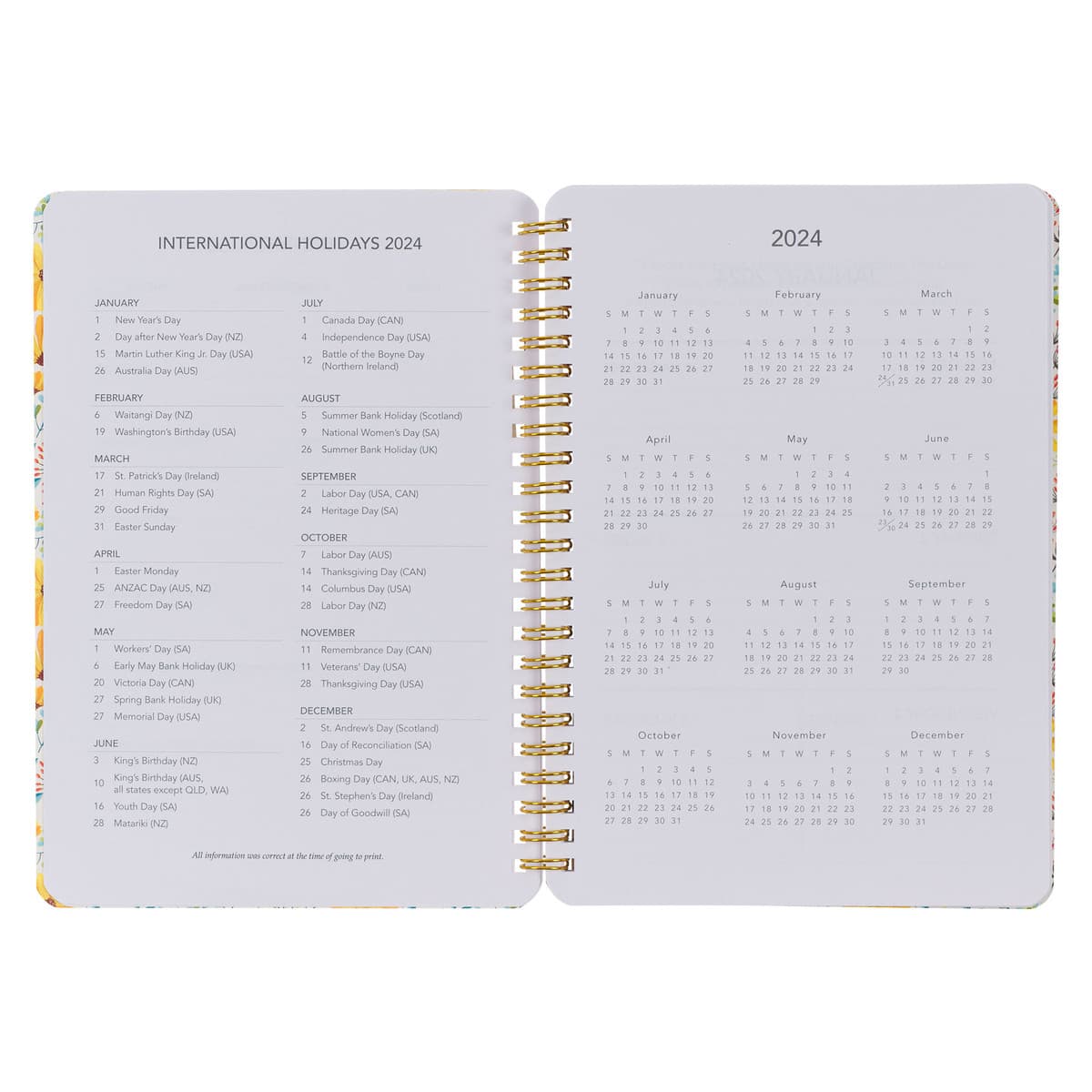 2024 Make Today a Wonderful Day Weekly Planner, picture 5