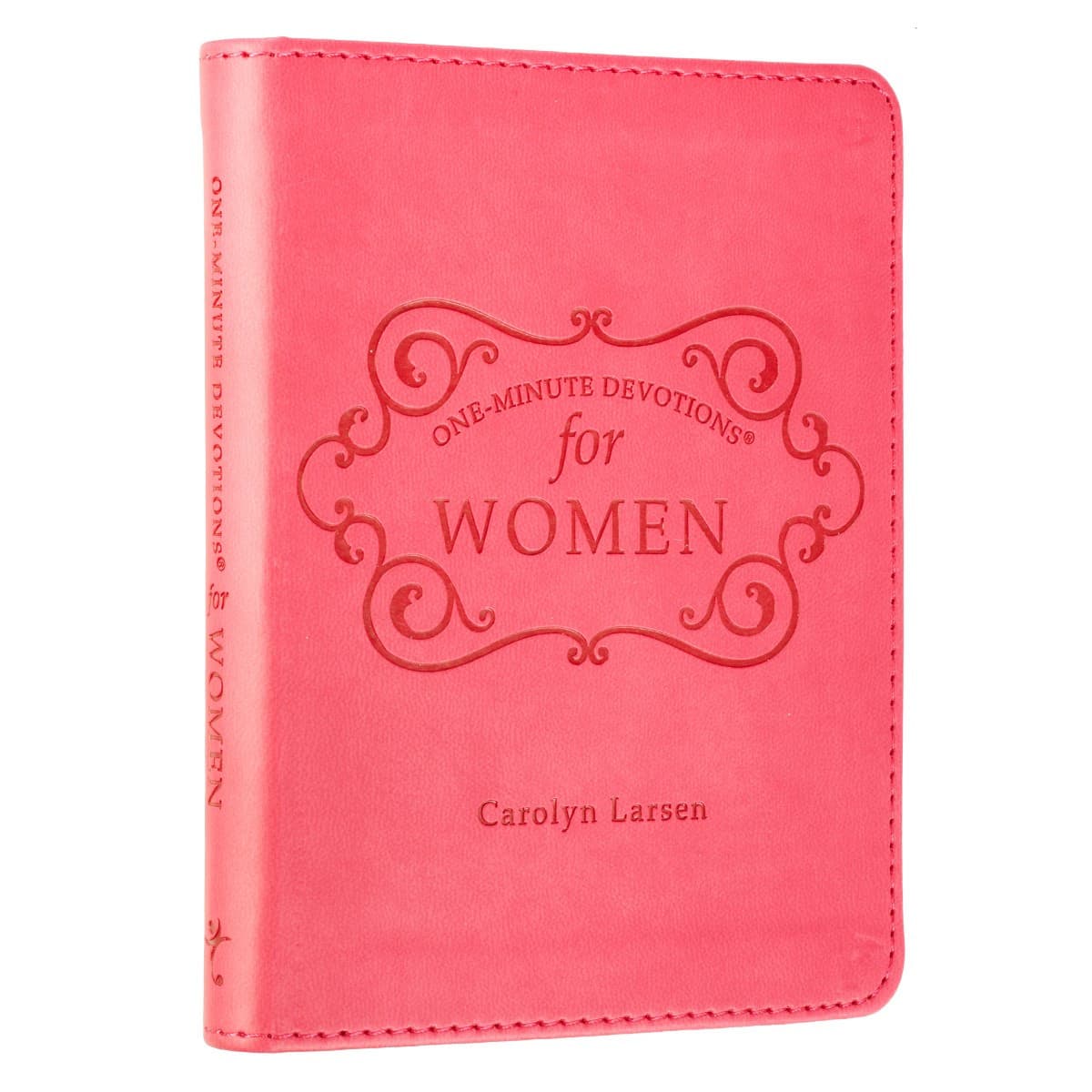 Pink Faux Leather One-minute Devotions for Women Devotional, picture 3