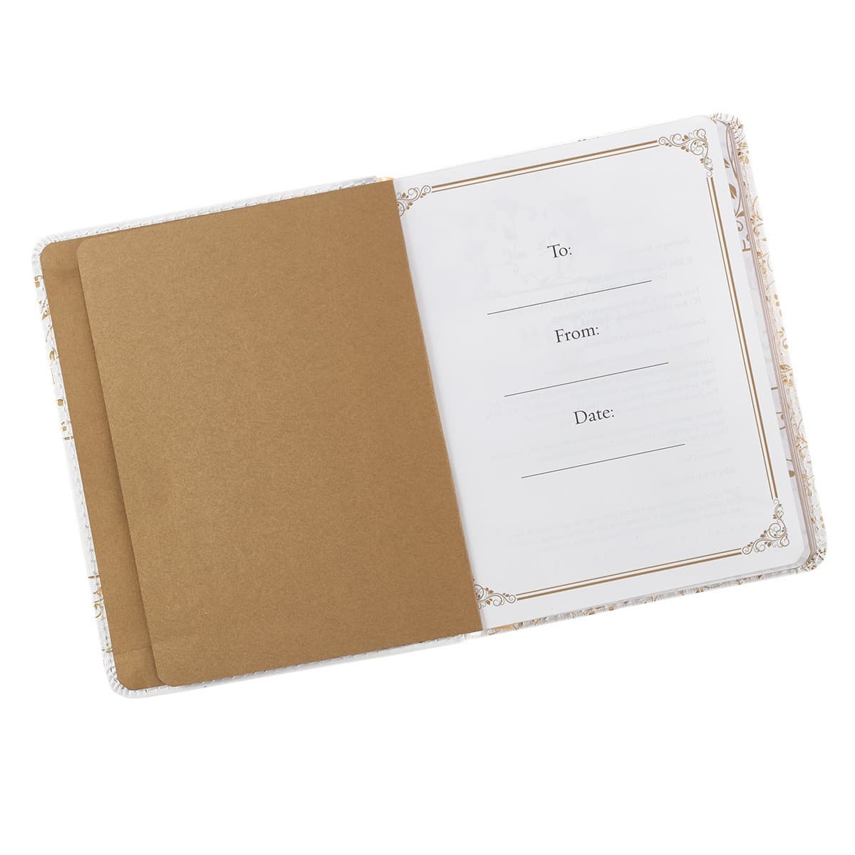 Morning by Morning White Faux Leather One-Minute Devotions, picture 4