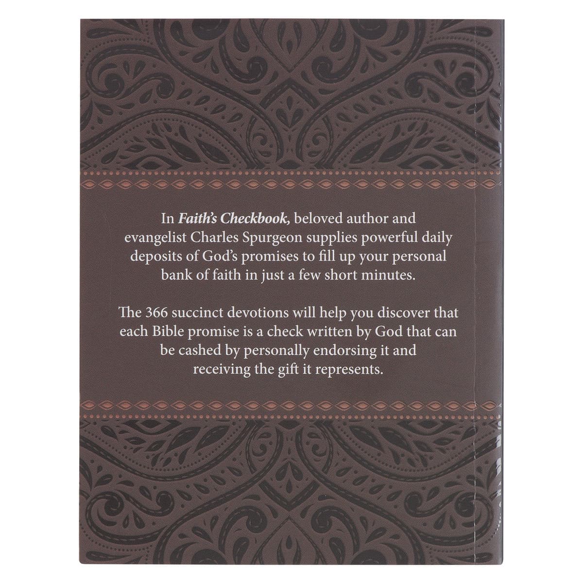 Faith's Checkbook Brown Softcover One-Minute Devotions, picture 2
