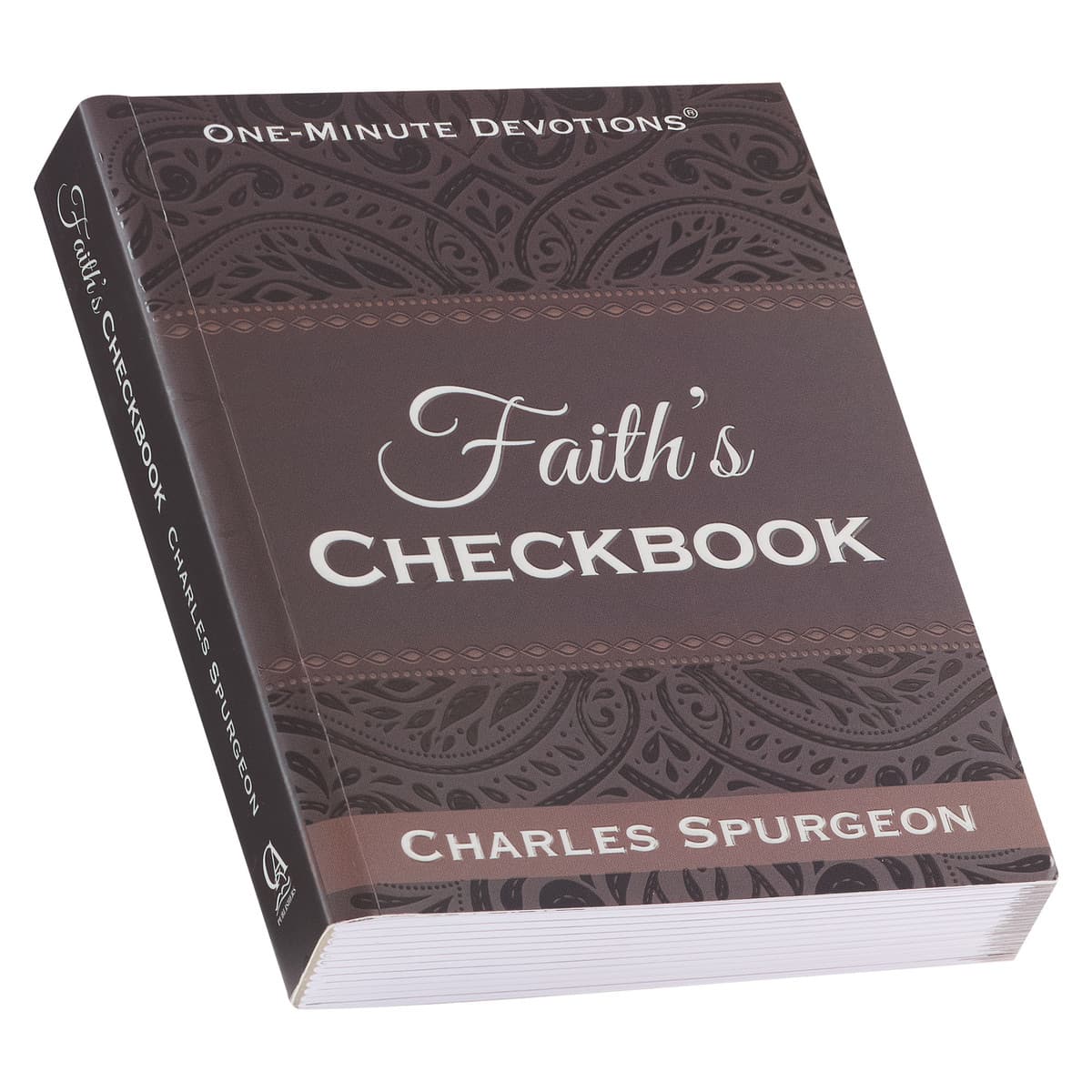 Faith's Checkbook Brown Softcover One-Minute Devotions, picture 3