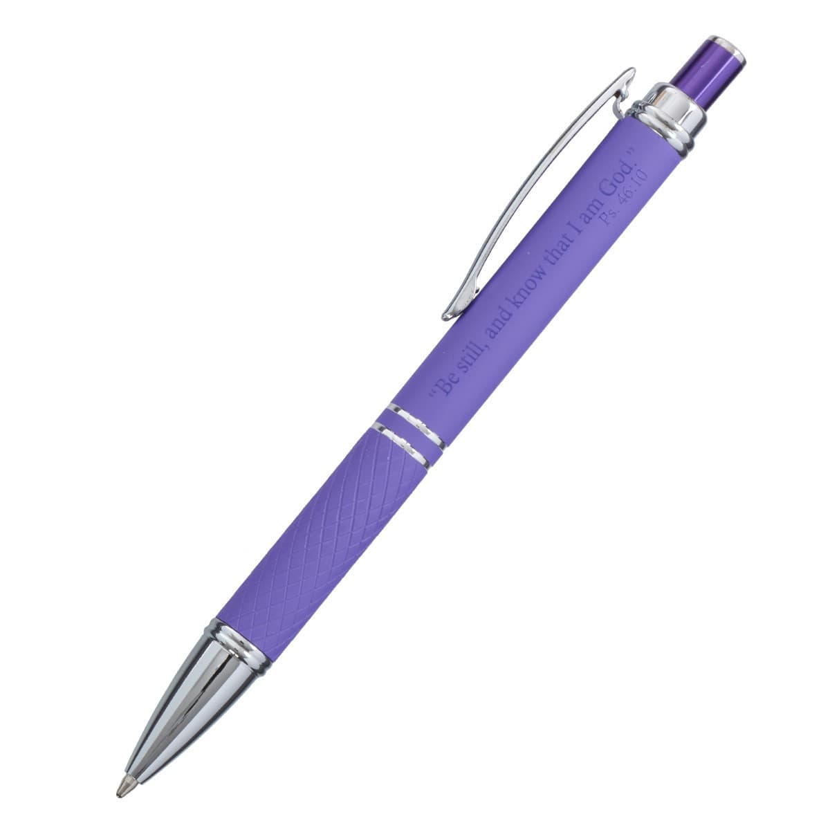 Be Still and Know - Psalm 46:10 Purple Gift Pen and Case, picture 3