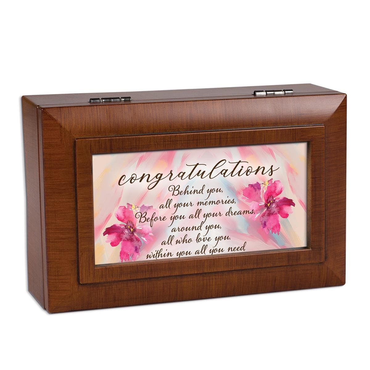 CONGRATULATIONS BEHIND MUSICAL JEWELRY BOX, picture 2