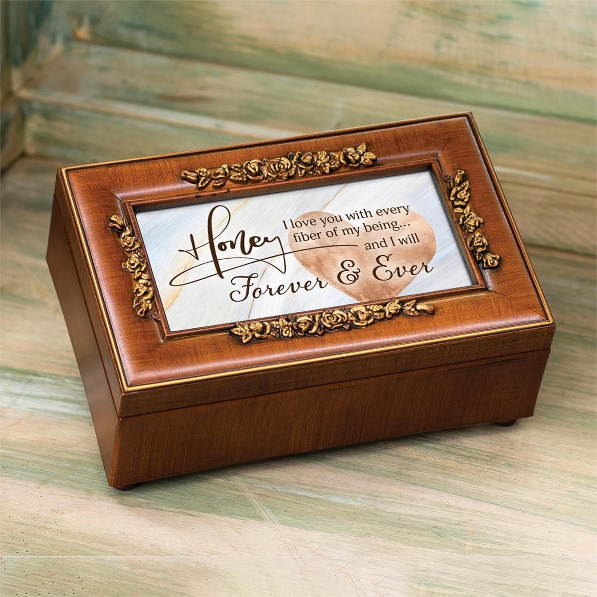 HONEY, I LOVE YOU WITH PETITE MUSICAL JEWELRY BOX, picture 2