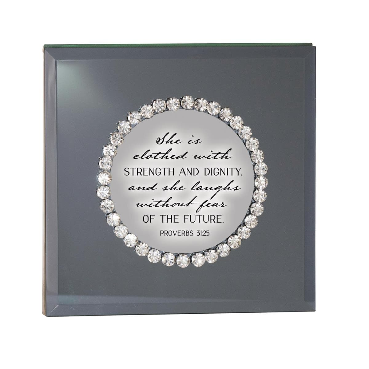 SHE IS CLOTHED, PROVERBS 31:25 MUSICAL JEWELLERY BOX, picture 3