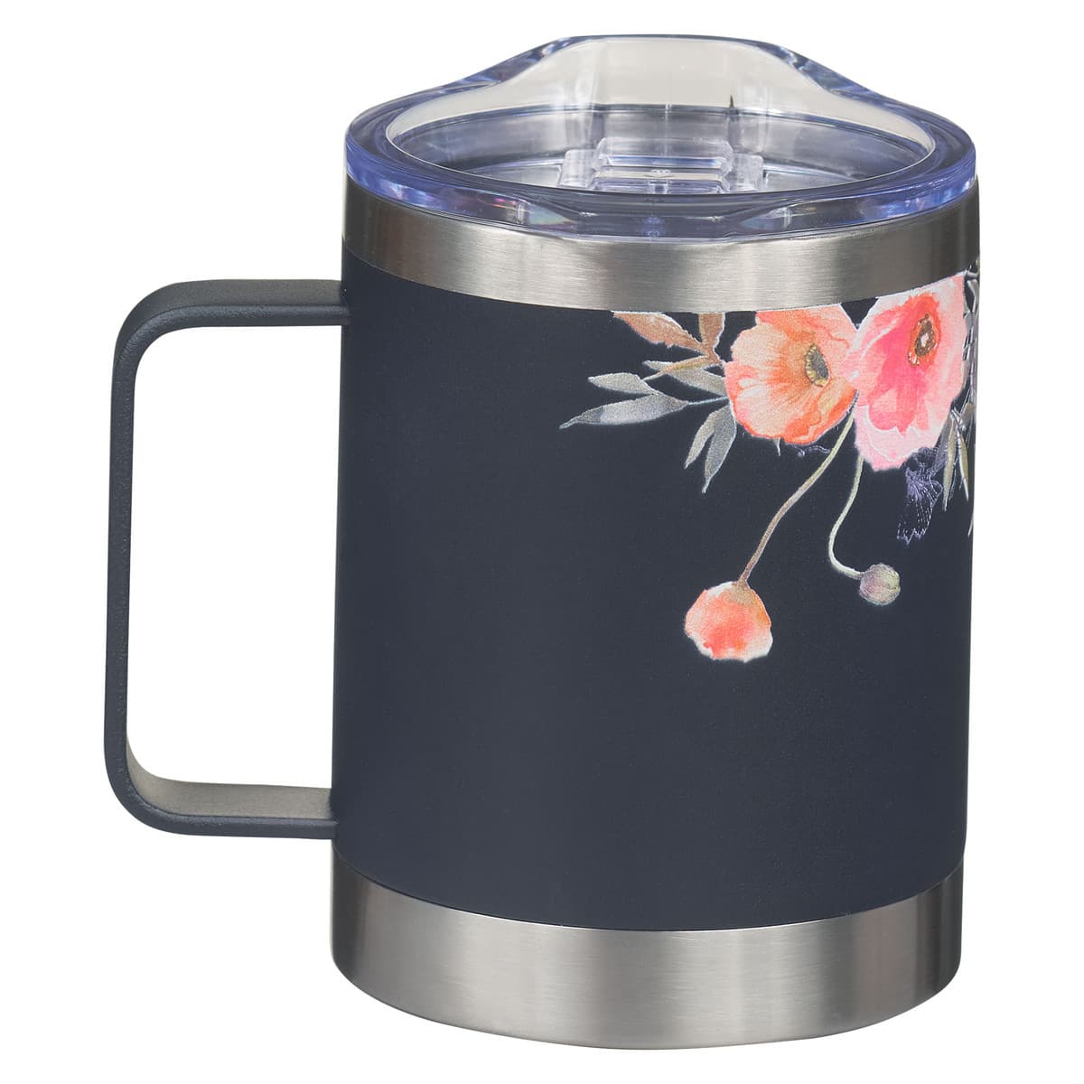 Best Mom Ever Navy Camp-style Stainless Steel Travel Tumbler, picture 2
