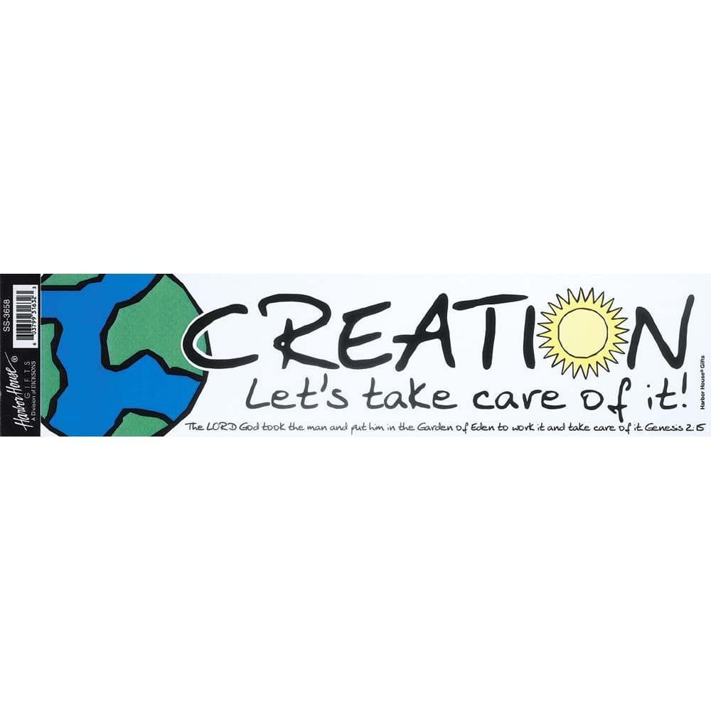 CREATION VINYL BUMPER STICKER